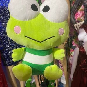 Green Frog Plush Backpack